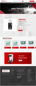 Merit Stainless Steel Single product page design