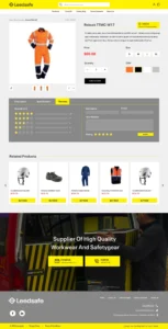 Leedsafe Single page review tab design
